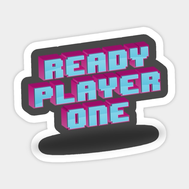 Ready Player One Sticker by WinterWolfDesign